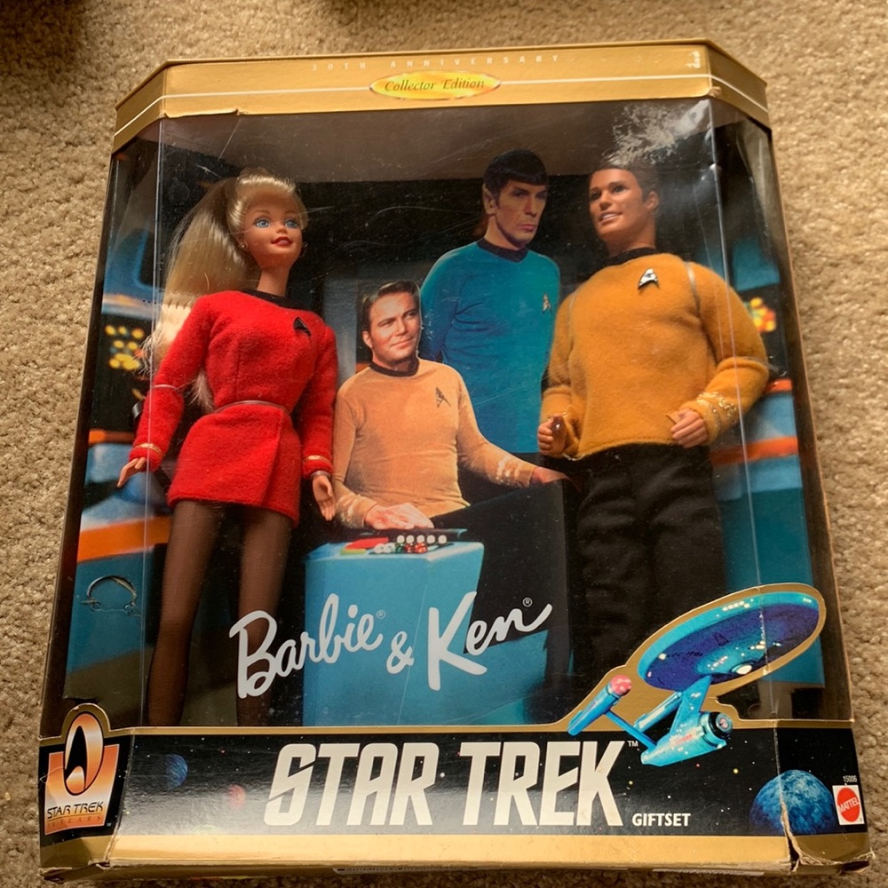 Star Trek barbie set collector edition